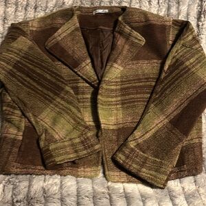 NWT Dex Harvest Plaid Moto Jacket